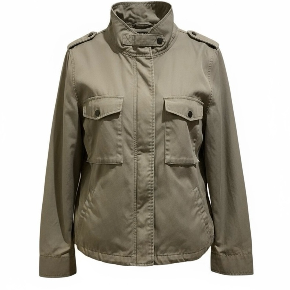 Women’s Torrid Army Green Olive Utility Lightweight Jacket Size 1X EUC - Picture 2 of 13